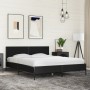 Estructura de cama madera de ingeniería y metal negro 150x200cm de vidaXL, Camas y somieres - Ref: Foro24-3280002, Precio: 15...