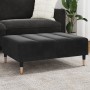 Reposapiés de terciopelo negro 77x55x31 cm de vidaXL, Otomanas - Ref: Foro24-4007396, Precio: 86,38 €, Descuento: %