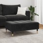 Reposapiés de terciopelo negro 77x55x31 cm de vidaXL, Otomanas - Ref: Foro24-4007396, Precio: 86,38 €, Descuento: %