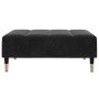 Reposapiés de terciopelo negro 77x55x31 cm de vidaXL, Otomanas - Ref: Foro24-4007396, Precio: 86,38 €, Descuento: %