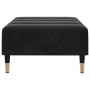 Reposapiés de terciopelo negro 77x55x31 cm de vidaXL, Otomanas - Ref: Foro24-4007396, Precio: 86,38 €, Descuento: %