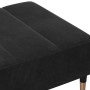 Reposapiés de terciopelo negro 77x55x31 cm de vidaXL, Otomanas - Ref: Foro24-4007396, Precio: 86,38 €, Descuento: %