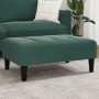 Reposapiés de terciopelo verde oscuro 77x55x31 cm de vidaXL, Otomanas - Ref: Foro24-4007368, Precio: 70,75 €, Descuento: %
