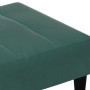 Reposapiés de terciopelo verde oscuro 77x55x31 cm de vidaXL, Otomanas - Ref: Foro24-4007368, Precio: 70,75 €, Descuento: %
