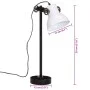 Lámpara de escritorio blanca 25 W E27 15x15x55 cm de vidaXL, Lámparas - Ref: Foro24-371851, Precio: 37,91 €, Descuento: %