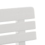 Banco de jardín polipropileno blanco 110x52x71 cm de vidaXL, Bancos de jardín - Ref: Foro24-4009379, Precio: 138,34 €, Descue...