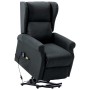 Sillón de masaje con sistema de elevación tela gris oscuro de vidaXL, Sillones de masaje eléctricos - Ref: Foro24-289741, Pre...