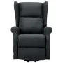 Sillón de masaje con sistema de elevación tela gris oscuro de vidaXL, Sillones de masaje eléctricos - Ref: Foro24-289741, Pre...