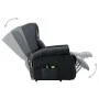 Sillón de masaje con sistema de elevación tela gris oscuro de vidaXL, Sillones de masaje eléctricos - Ref: Foro24-289741, Pre...