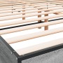 Estructura cama madera ingeniería metal gris Sonoma 120x200 cm de vidaXL, Camas y somieres - Ref: Foro24-3279995, Precio: 149...