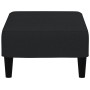 Reposapiés de terciopelo negro 77x55x31 cm de vidaXL, Otomanas - Ref: Foro24-4007369, Precio: 67,51 €, Descuento: %