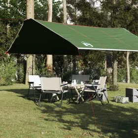 Lona de camping impermeable verde 420x440 cm de vidaXL, Tiendas de campaña - Ref: Foro24-94673, Precio: 49,22 €, Descuento: %