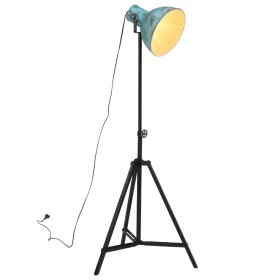 Lámpara de pie azul desgastado 25 W E27 61x61x90/150 cm de vidaXL, Lámparas - Ref: Foro24-371867, Precio: 78,80 €, Descuento: %