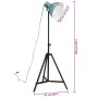 Lámpara de pie azul desgastado 25 W E27 61x61x90/150 cm de vidaXL, Lámparas - Ref: Foro24-371867, Precio: 78,80 €, Descuento: %