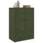 Olive green steel sideboard 67x39x95 cm by vidaXL, Sideboards - Ref: Foro24-841809, Price: 158,06 €, Discount: %