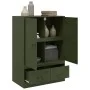 Olive green steel sideboard 67x39x95 cm by vidaXL, Sideboards - Ref: Foro24-841809, Price: 158,06 €, Discount: %