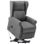 Massagesessel mit Hebesystem aus hellgrauem Stoff von vidaXL, Elektrische Massagesessel - Ref: Foro24-289740, Preis: 347,62 €...