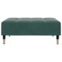 Reposapiés de terciopelo verde oscuro 77x55x31 cm de vidaXL, Otomanas - Ref: Foro24-4007395, Precio: 80,05 €, Descuento: %