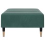 Reposapiés de terciopelo verde oscuro 77x55x31 cm de vidaXL, Otomanas - Ref: Foro24-4007395, Precio: 80,05 €, Descuento: %