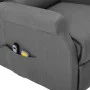 Massagesessel mit Hebesystem aus hellgrauem Stoff von vidaXL, Elektrische Massagesessel - Ref: Foro24-289740, Preis: 347,62 €...