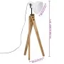 Lámpara de pie blanco 25 W E27 45x45x120 cm de vidaXL, Lámparas - Ref: Foro24-371917, Precio: 71,61 €, Descuento: %