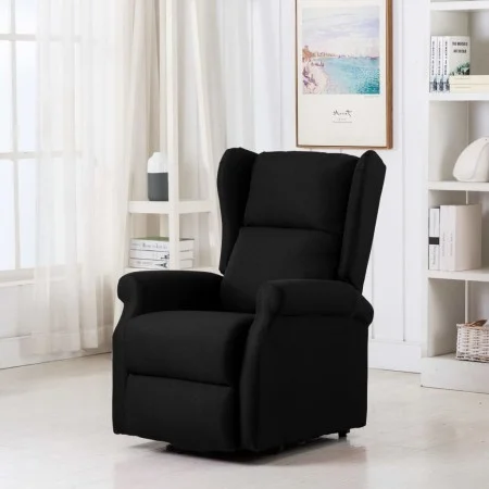 Sillón de masaje elevable tela negro de vidaXL, Sillones de masaje eléctricos - Ref: Foro24-289742, Precio: 381,10 €, Descuen...