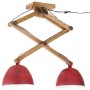 Lámpara de techo rojo desgastado 25 W E27 29x18x85 cm de vidaXL, Lámparas - Ref: Foro24-371934, Precio: 107,79 €, Descuento: %