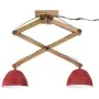 Lámpara de techo rojo desgastado 25 W E27 29x18x85 cm de vidaXL, Lámparas - Ref: Foro24-371934, Precio: 105,89 €, Descuento: %
