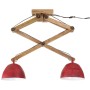 Lámpara de techo rojo desgastado 25 W E27 29x18x85 cm de vidaXL, Lámparas - Ref: Foro24-371934, Precio: 107,79 €, Descuento: %