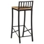 Taburetes altos 2 uds madera maciza de mango rugosa de vidaXL, Taburetes de cocina - Ref: Foro24-358940, Precio: 140,24 €, De...