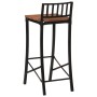 Taburetes altos 2 uds madera maciza de acacia de vidaXL, Taburetes de cocina - Ref: Foro24-358942, Precio: 104,41 €, Descuent...