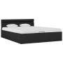 Cama hidráulica con almacenaje y LED tela gris oscuro 140x200cm de vidaXL, Camas y somieres - Ref: Foro24-285603, Precio: 343...