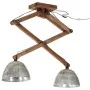 Lámpara de techo plateado vintage 25 W E27 29x18x85 cm de vidaXL, Lámparas - Ref: Foro24-371928, Precio: 118,87 €, Descuento: %