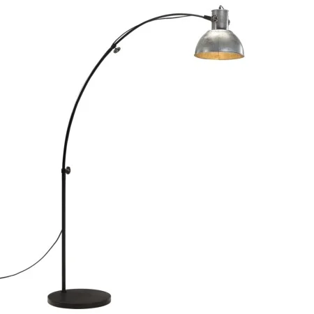 Lámpara de pie plateado vintage 25 W E27 150 cm de vidaXL, Lámparas - Ref: Foro24-371935, Precio: 104,65 €, Descuento: %