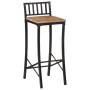Taburetes altos 4 uds madera maciza de mango rugosa de vidaXL, Taburetes de cocina - Ref: Foro24-358941, Precio: 201,94 €, De...