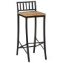 Taburetes altos 4 uds madera maciza de mango rugosa de vidaXL, Taburetes de cocina - Ref: Foro24-358941, Precio: 199,80 €, De...