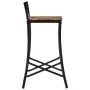 Taburetes altos 4 uds madera maciza de mango rugosa de vidaXL, Taburetes de cocina - Ref: Foro24-358941, Precio: 199,80 €, De...
