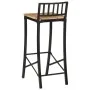 Taburetes altos 4 uds madera maciza de mango rugosa de vidaXL, Taburetes de cocina - Ref: Foro24-358941, Precio: 199,80 €, De...
