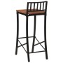 Taburetes altos 4 uds madera maciza de acacia de vidaXL, Taburetes de cocina - Ref: Foro24-358943, Precio: 202,65 €, Descuent...