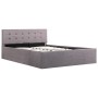 Cama canapé hidráulica con almacenaje tela gris topo 120x200 cm de vidaXL, Camas y somieres - Ref: Foro24-285596, Precio: 308...