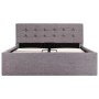 Cama canapé hidráulica con almacenaje tela gris topo 120x200 cm de vidaXL, Camas y somieres - Ref: Foro24-285596, Precio: 308...