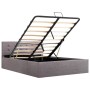 Cama canapé hidráulica con almacenaje tela gris topo 120x200 cm de vidaXL, Camas y somieres - Ref: Foro24-285596, Precio: 308...