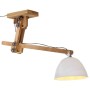 Lámpara de techo blanca 25 W E27 105x30x65-108 cm de vidaXL, Lámparas - Ref: Foro24-371924, Precio: 79,61 €, Descuento: %