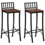 Taburetes altos 2 unidades madera maciza reciclada de vidaXL, Taburetes de cocina - Ref: Foro24-358944, Precio: 104,22 €, Des...