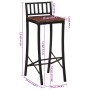 Taburetes altos 2 unidades madera maciza reciclada de vidaXL, Taburetes de cocina - Ref: Foro24-358944, Precio: 104,22 €, Des...