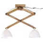 Lámpara de techo blanca 25 W E27 29x18x85 cm de vidaXL, Lámparas - Ref: Foro24-371931, Precio: 109,00 €, Descuento: %