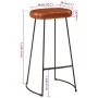 Gavin bar stools 2 pcs 44x37.5x78 cm by vidaXL, Kitchen stools - Ref: Foro24-358922, Price: 72,84 €, Discount: %