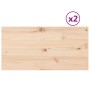 Tablero de mesa rectangular 2 uds madera de pino 90x45x2,5 cm de vidaXL, Tableros para mesas - Ref: Foro24-847430, Precio: 48...