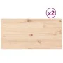 Tablero de mesa rectangular 2 uds madera de pino 90x45x2,5 cm de vidaXL, Tableros para mesas - Ref: Foro24-847430, Precio: 48...