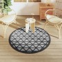 Alfombra de exterior PP negro Ø120 cm de vidaXL, Protectores para exterior - Ref: Foro24-368462, Precio: 21,50 €, Descuento: %